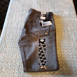 686 Men's Slim Jeans - Gray
